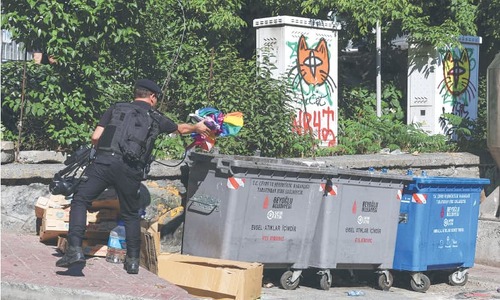 Police break up Istanbul Pride march, detain over 150 Police break up Istanbul Pride march, detain over 150