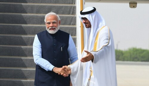 Modi visits UAE for first time after BJP official's derogatory comments regarding Holy Prophet Modi visits UAE for first time after BJP official's derogatory comments regarding Holy Prophet