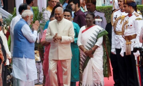 Poor in India can dream, says its first tribal president