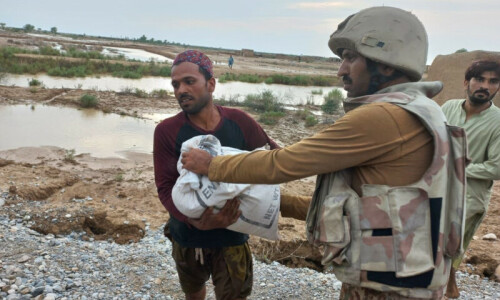 Army continues rescue, relief operations in flood-hit areas across the country