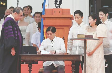 From pariah to president: Marcos Jr takes over Philippines&rsquo; top job