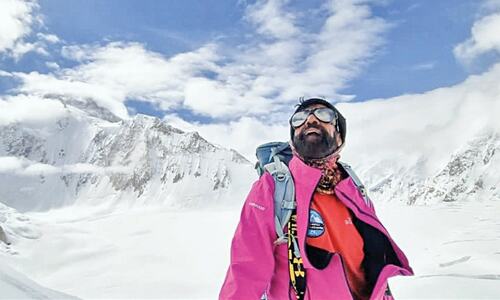 MOUNTAINEERING: HIGHER AND HIGHER HE WENT