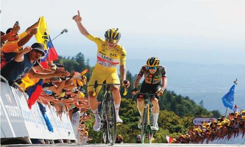Pogacar triumphs on first Tour de France mountain Pogacar triumphs on first Tour de France mountain