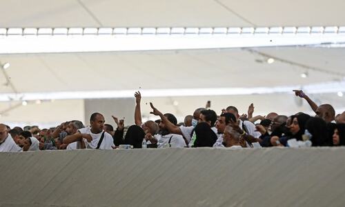 Pilgrims stone the devil as almost million-strong Haj winds down