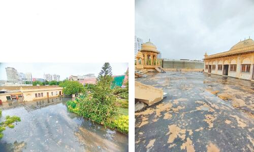 Historic Napa building damaged by torrential rains