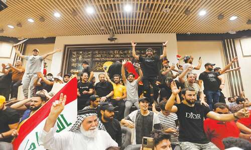 Pro-Sadr protesters storm parliament over PM nomination Pro-Sadr protesters storm parliament over PM nomination
