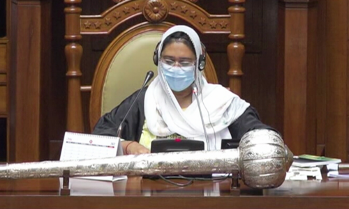 Ruckus as PTI boycotts Sindh Assembly session over opposition leader&rsquo;s arrest