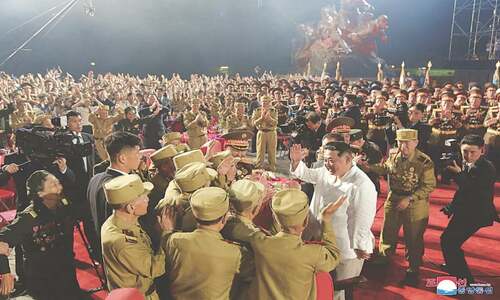 North Korean leader says &lsquo;ready to mobilise&rsquo; nuclear weapons