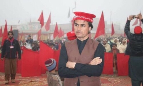 Protest in Harnai for second day over security forces' alleged killing of ANP activist