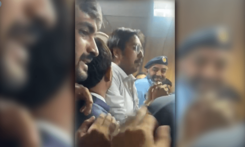 Islamabad court rejects police request for 7-day extension in Shahbaz Gill's physical remand Islamabad court rejects police request for 7-day extension in Shahbaz Gill's physical remand