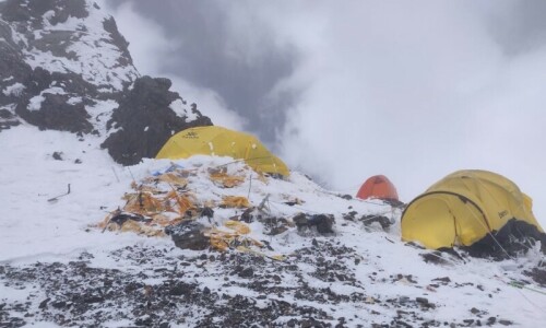 Locals, experts sound alarm as mountains of trash pile up on the mighty K2