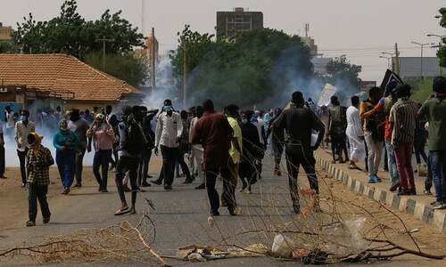 Thousands take to streets in Sudan to protest military rule Thousands take to streets in Sudan to protest military rule
