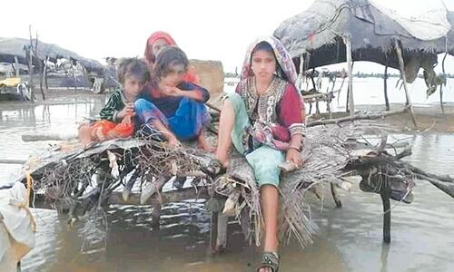Marooned families in Thatta, Dadu districts face starvation Marooned families in Thatta, Dadu districts face starvation