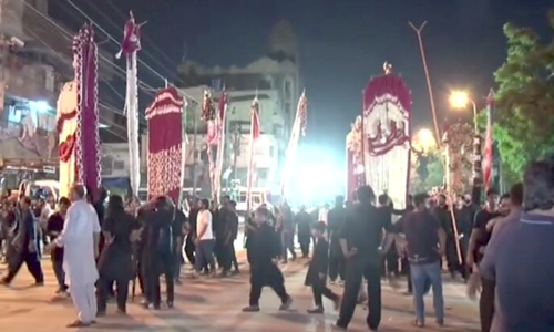 Security plan for Karachi's Ashura processions finalised