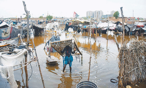 Flooding triggered by dyke breaches destroys paddy crop in two districts
