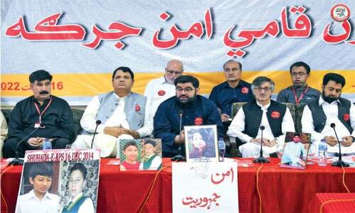 Amn Jirga wants govt to criminalise enforced disappearances Amn Jirga wants govt to criminalise enforced disappearances
