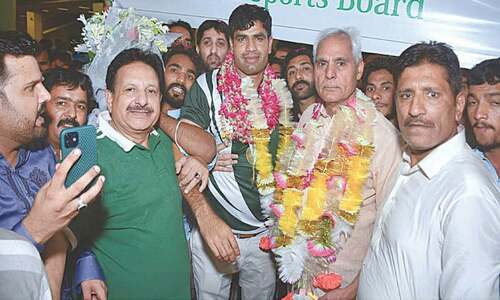 Arshad Nadeem wants government to build track and field stadium