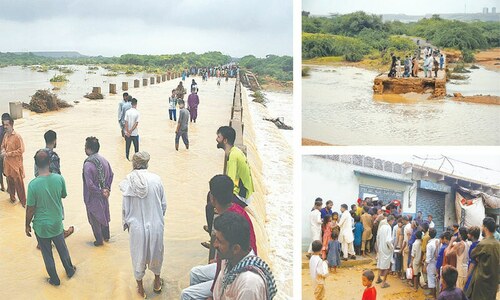 Six of a family feared drowned after cab swept away by floodwater