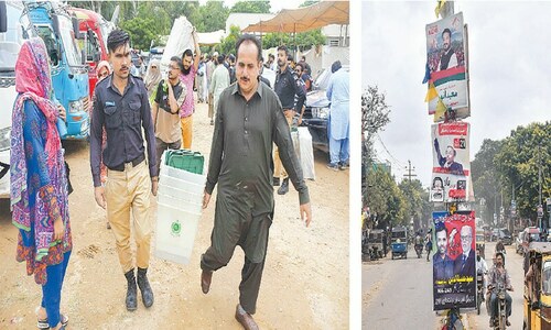 Strict security as no polling station in NA-245 deemed ‘normal’ Strict security as no polling station in NA-245 deemed ‘normal’