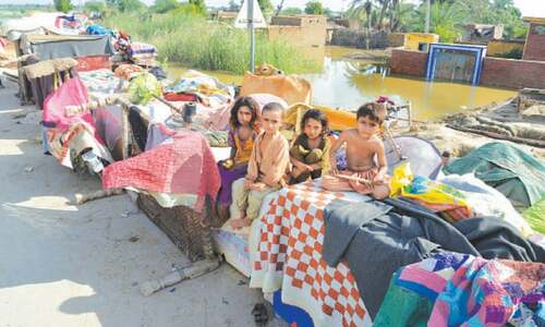 Sindh&rsquo;s flood-hit areas face outbreak of waterborne diseases among children
