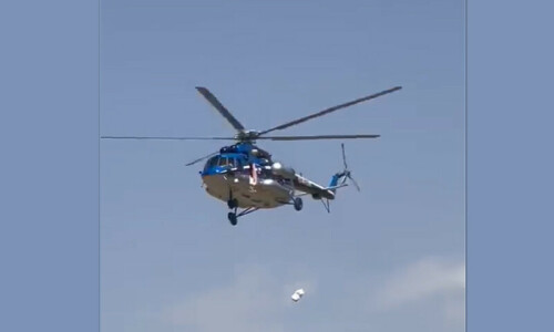 Bags of wasted flour &lsquo;not dropped by armed forces&rsquo;