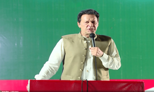 PTI criticism of army is ‘constructive’, claims Imran in Peshawar rally PTI criticism of army is ‘constructive’, claims Imran in Peshawar rally