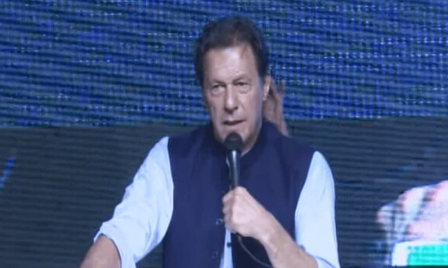 Conspiracy being hatched to topple PTI govt in Punjab, claims Imran Conspiracy being hatched to topple PTI govt in Punjab, claims Imran