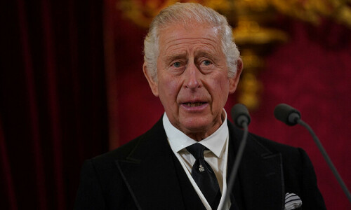 King Charles vows to follow queen&rsquo;s example as he is proclaimed British monarch