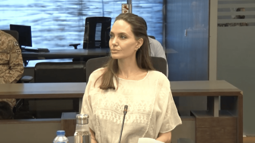 Never seen anything like this, says Angelina Jolie after visiting flood sites