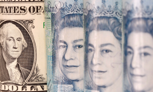 Dollar scales new 2-decade high, sterling on the ropes again