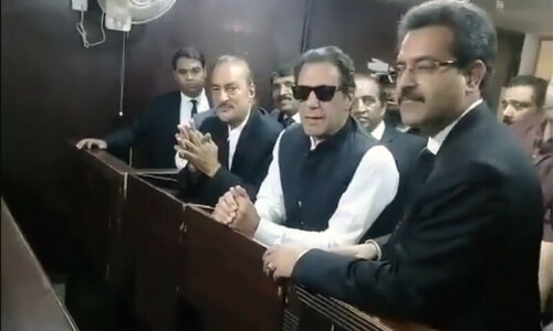 Imran appears before Islamabad court to apologise to Judge Zeba Chaudhry in person