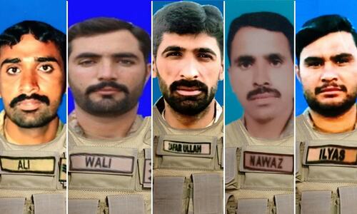 Officer among five army men martyred in North Waziristan Officer among five army men martyred in North Waziristan