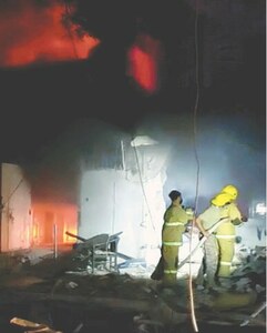 Mysterious fire erupts at MQM’s sealed Nine Zero headquarters Mysterious fire erupts at MQM’s sealed Nine Zero headquarters