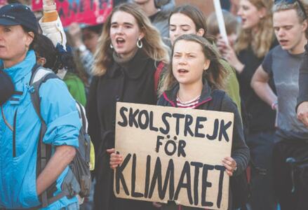 Thunberg deplores lack of climate debate in Swedish vote