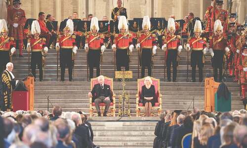 King Charles promises to follow queen&rsquo;s example