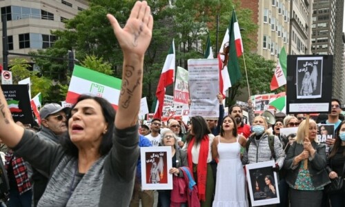 Thousands march in Canada in solidarity with Iran protests