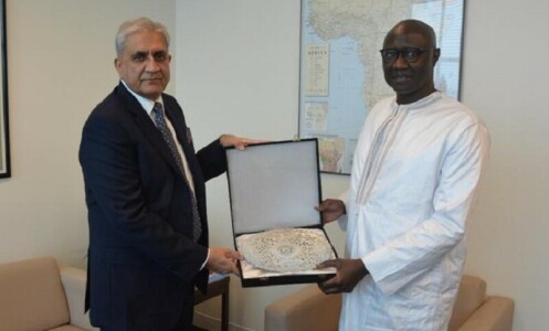 COAS Bajwa, UN military adviser Gen Diop discuss regional security in US meeting COAS Bajwa, UN military adviser Gen Diop discuss regional security in US meeting