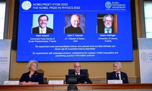 Sleuths of &lsquo;spooky&rsquo; quantum science win Nobel physics prize