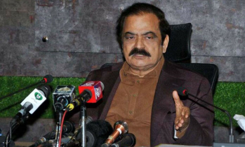 Non-bailable warrant for Rana Sanaullah in land scam case