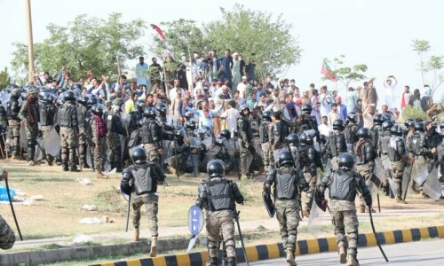 PTI asks high court to &lsquo;restrain&rsquo; FIA following raids