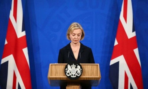 UK&rsquo;s embattled PM Truss told: &lsquo;The game is up&rsquo;