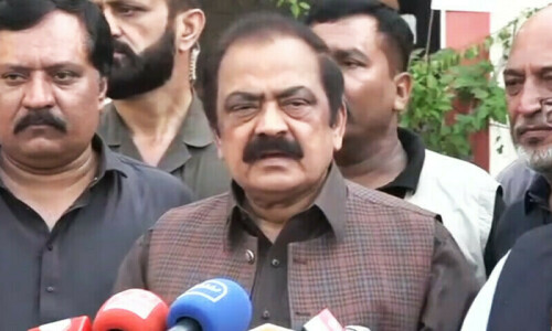 No preconditions for talks, Rana Sanaullah tells PTI