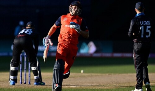 Netherlands edge closer to World Cup Super 12 with tense Namibia win