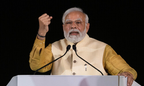 Modi opens work on airbase near Pakistan border