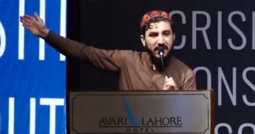 PTM’s Manzoor Pashteen booked under terrorism charges for speech at Asma Jahangir Conference PTM’s Manzoor Pashteen booked under terrorism charges for speech at Asma Jahangir Conference