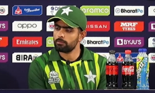 T20 World Cup: Babar defends move to play extra pacer after Zimbabwe loss T20 World Cup: Babar defends move to play extra pacer after Zimbabwe loss
