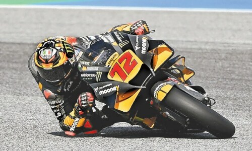 Bezzecchi claims first pole in Ducati grid lockout at Thai MotoGP