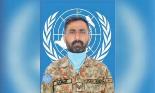 Soldier martyred in Congo during UN mission