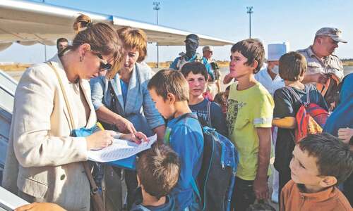 Russia repatriates 38 children of IS suspects from Syria