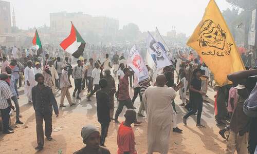 Thousands of Sudanese protest against military rule